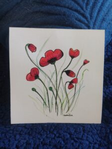 Carte postale coquelicots
